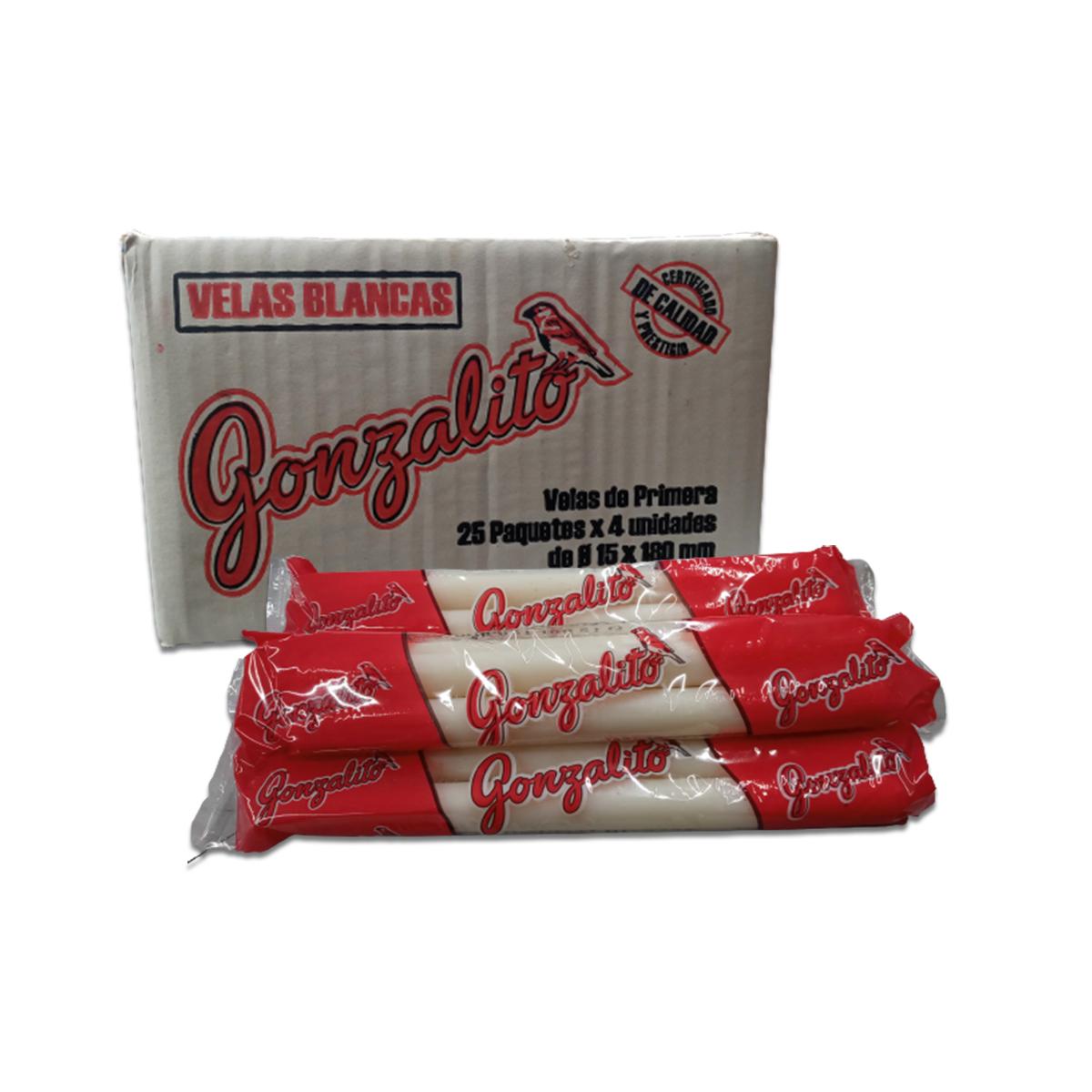 Velas Gonzalito-Relieve 25x4