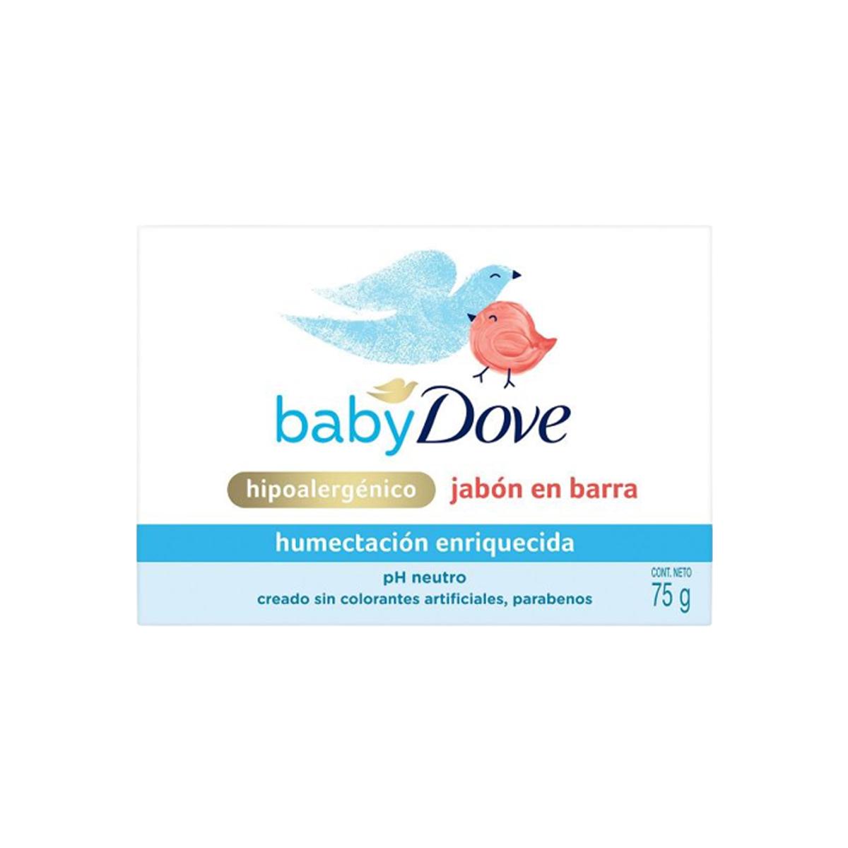 Dove Baby Jabón Hipoalergénico Humectación Enriquecida 75g