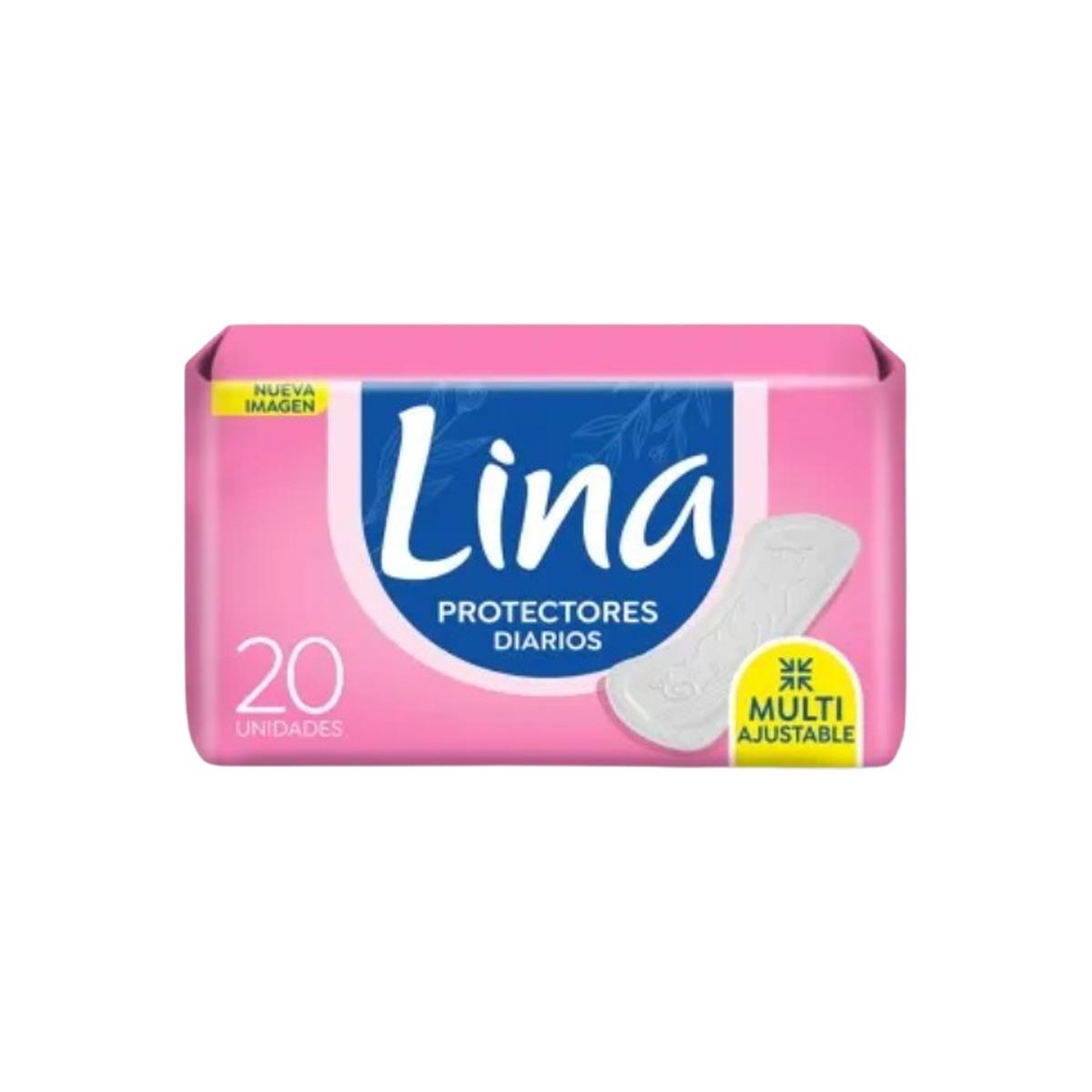 Lina Protector Diario Anatómico Multiajuste x 20 Unidades