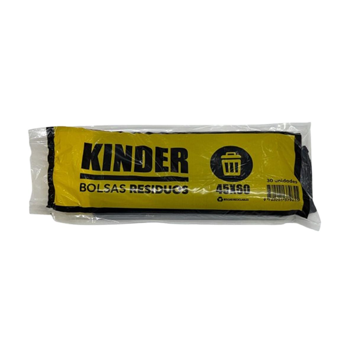 Bolsa de Residuo 45x60 Kidnder x 30 un.